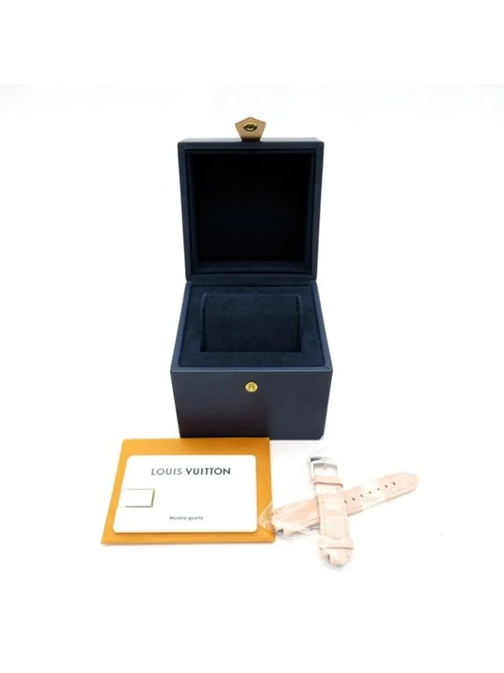 Louis Vuitton Tambour Moondivine Watch Diamond Shell Box Band SS - Picture 6 of 6